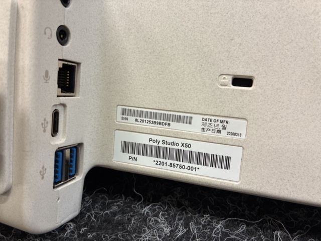 1559961-12 Videokonferensbar Poly Studio X50