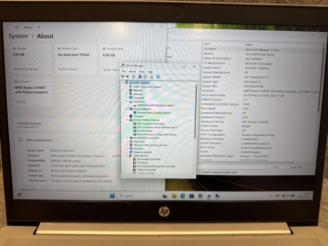 1535643-12 Laptop - HP ProBook 455 G7