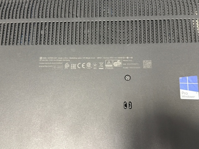 1535645-6 Laptop - HP ZBook 15 G3