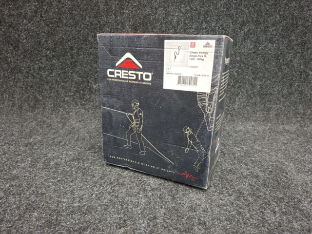 1560028-3 Falldämparlina Cresto Energy Single-flex H, 1.8m - 140kg