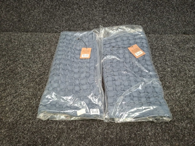 1560160-3 2 st Kuddfodral Grand Design Rome Navy - 50x90 cm