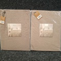 1560269-4 2 st Överkast Grand Design Waffle Taupe - 120x180 cm