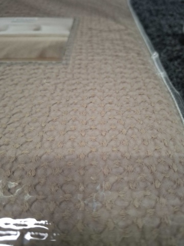 1560269-5 2 st Överkast Grand Design Waffle Taupe - 120x180 cm