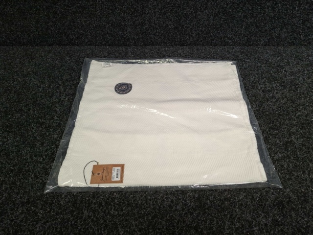 1560399-5 2 st Kuddfodral Grand Design Classic Stripe White - 50x90 cm