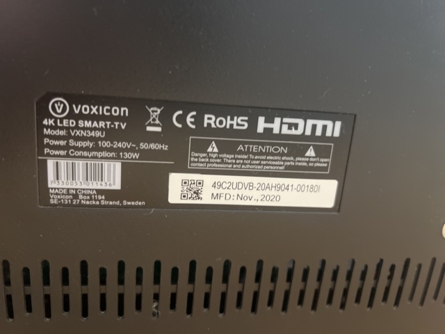 1560417-5 TV Voxicon VXN349U 48"