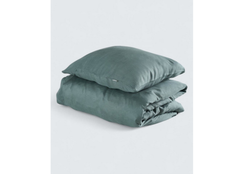 2 pcs Duvet cover set Bamburino Bamboo/Cotton olive single - 150x210 cm