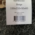1560088-5 2 st Påslakanset Bamburino Bambu/Bomull beige enkel - 150x210 cm