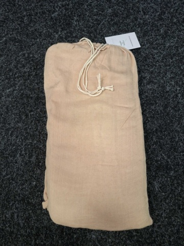 1560088-6 2 st Påslakanset Bamburino Bambu/Bomull beige enkel - 150x210 cm