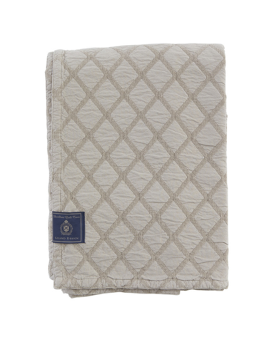1560148-1 Överkast Grand Design Dunblane Sand Bedspread - 180x260 cm