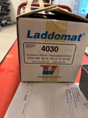 1458447-2 Ventilpaket med reglercentral - Laddomat 4030