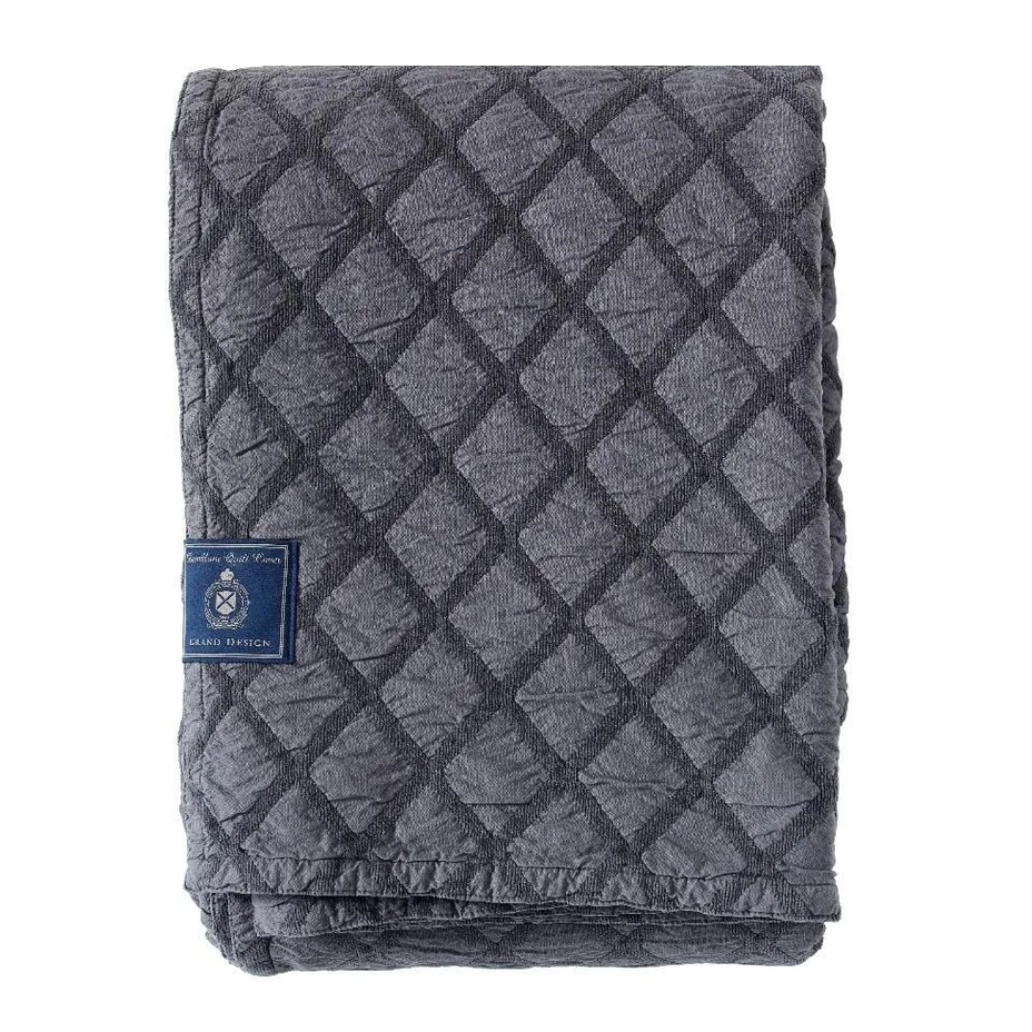 1560196-1 Överkast Grand Design Dunblane Grey - 180x260 cm