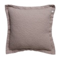 1560302-1 2 st Kuddfodral Grand Design Waffle Taupe - 50x90 cm