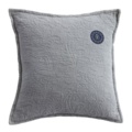 1560241-1 2 st Kuddfodral Grand Design Floral Quilt Grey - 50x90 cm