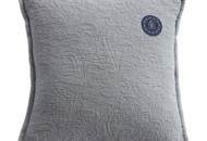 1560241 2 st Kuddfodral Grand Design Floral Quilt Grey - 50x90 cm