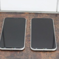 1436432-1 Två mobiltelefoner iPhone 11 64GB (OK skick)