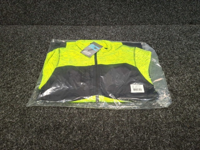1560495-2 5 st Sweatshirtjackor Gesto Explore Stickad Gul/Svart, Strl XS