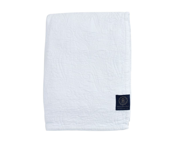2 st Överkast Grand Design Floral Quilt White - 120x180 cm