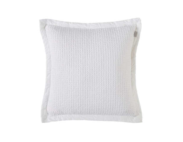1560392-1 2 st Kuddfodral Grand Design Waffle White - 50x90 cm
