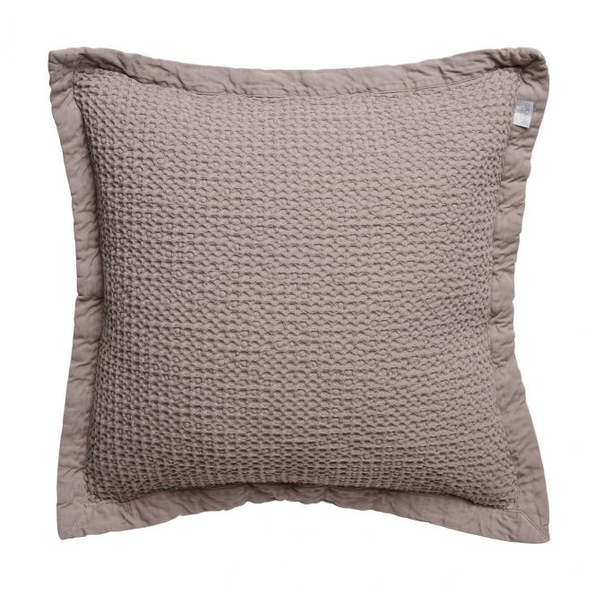1560320-1 2 cushion covers Grand Design Waffle Taupe - 50x90 cm