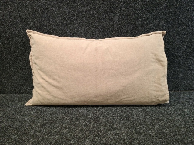 1560236-11 2 st Kuddfodral Grand Design Velour Sand - 50x90 cm