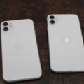 1436432-8 Två mobiltelefoner iPhone 11 64GB (OK skick)