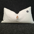 1560399-7 2 st Kuddfodral Grand Design Classic Stripe White - 50x90 cm