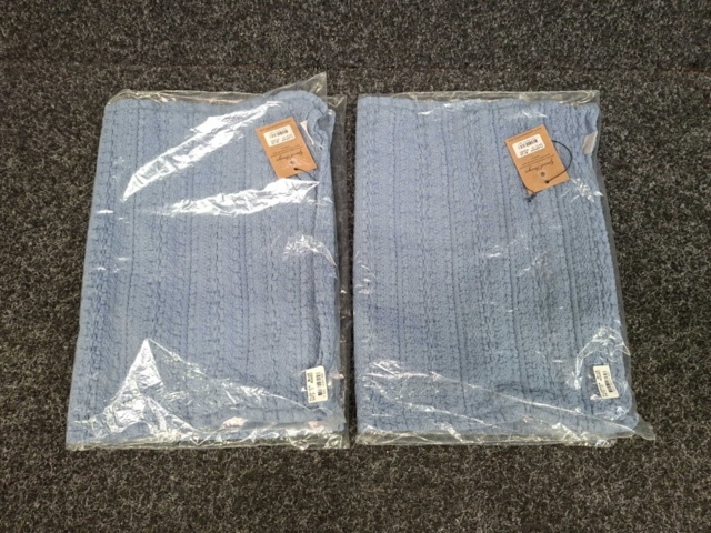 1560430-3 2 st Kuddfodral Grand Design Florida Blue - 40x60 cm