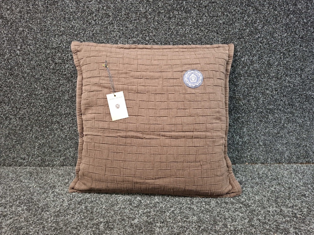 1560423-1 2 pillowcases Grand Design Palermo Brown - 50x50 cm