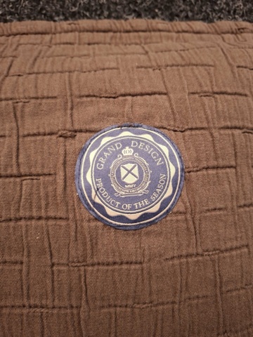 1560423-3 2 st Kuddfodral Grand Design Palermo Brown - 50x50 cm