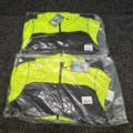 1560501-2 2 st Sweatshirtjackor Gesto Explore Stickad Gul/Svart, Strl XS
