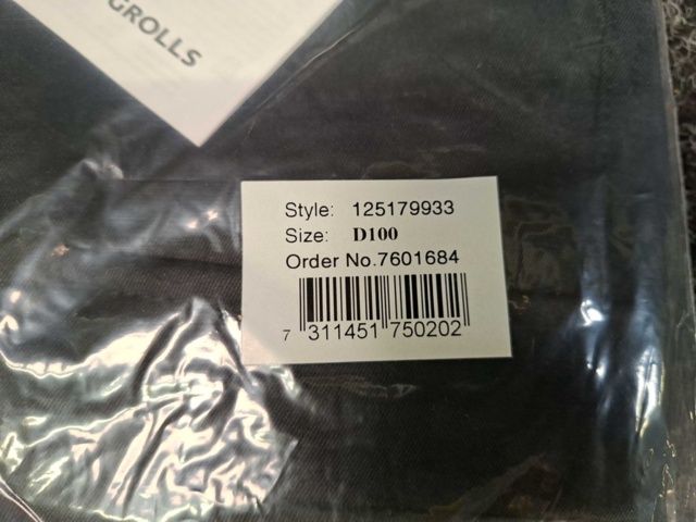 1560520-3 10 st Servicebyxor Gesto Pure G517 Klass 1, Strl D100
