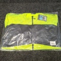 1560592-2 5 st Sweatshirtjackor Gesto Explore Stickad Gul/Svart, Strl 5XL