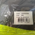 1560592-3 5 st Sweatshirtjackor Gesto Explore Stickad Gul/Svart, Strl 5XL