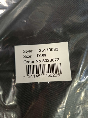 1560604-3 6 st Servicebyxor Gesto Pure G517 Klass 1, Strl D108