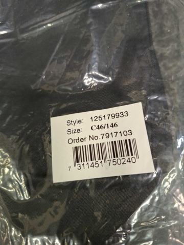 1560674-3 6 st Servicebyxor Gesto Pure G517 Klass 1, Strl C46/146