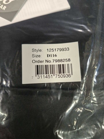 1560698-3 6 st Servicebyxor Gesto Pure G517 Klass 1, Strl D116