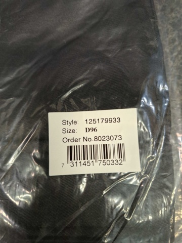1560702-3 5 st Servicebyxor Gesto Pure G517 Klass 1, Strl D96