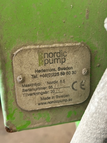 1436433-9 Concrete pump/mixer pump - Nordic Pump Nordic 5.5 -2022