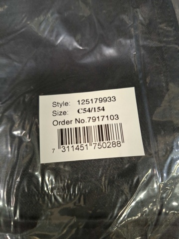 1560723-3 5 st Servicebyxor Gesto Pure G517 Klass 1, Strl C54/154