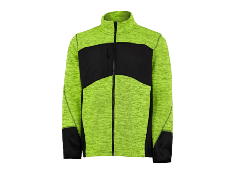 2 st Sweatshirtjackor Gesto Explore Stickad Gul/Svart, Strl XL