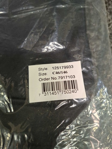 1560677-3 10 st Servicebyxor Gesto Pure G517 Klass 1, Strl C46/146
