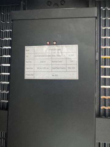 1531289-6 LED-skärmar för inomhusbruk ca 18 kvm med tillbehör - P9 LED Display - 2013