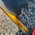 1436434-10 Roof pipe holder with mounting parts - Rhino PipeTube Pro