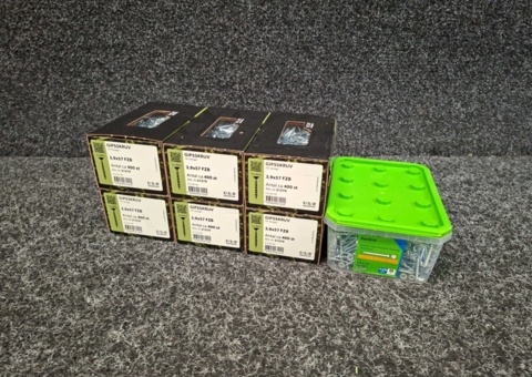 2900 pcs Drywall screws 3.9x57mm, VSB & Essve