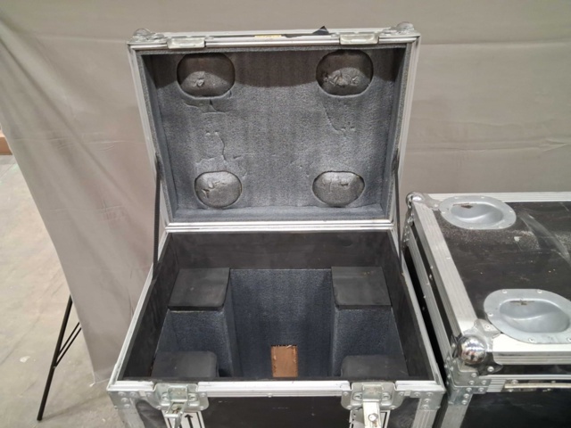 1561130-3 Flight case, 4 pcs - Single case for spotlights, on wheels