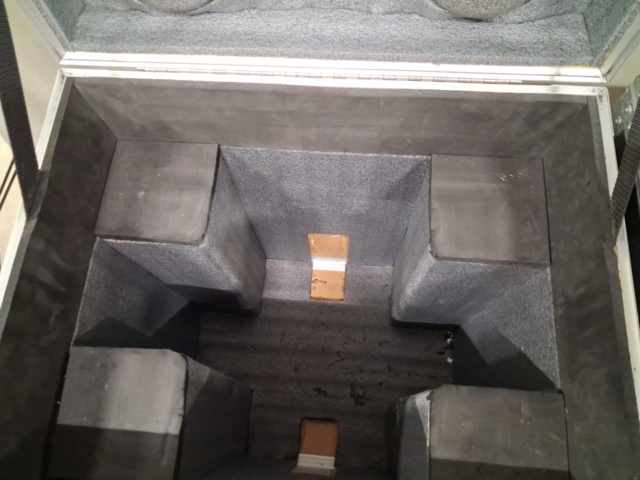 1561130-4 Flight case, 4 pcs - Single case for spotlights, on wheels