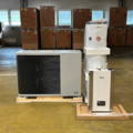 1561209-1 9 kW air/water heat pump incl. buffer tank, easily connects to an existing heating system L3.65