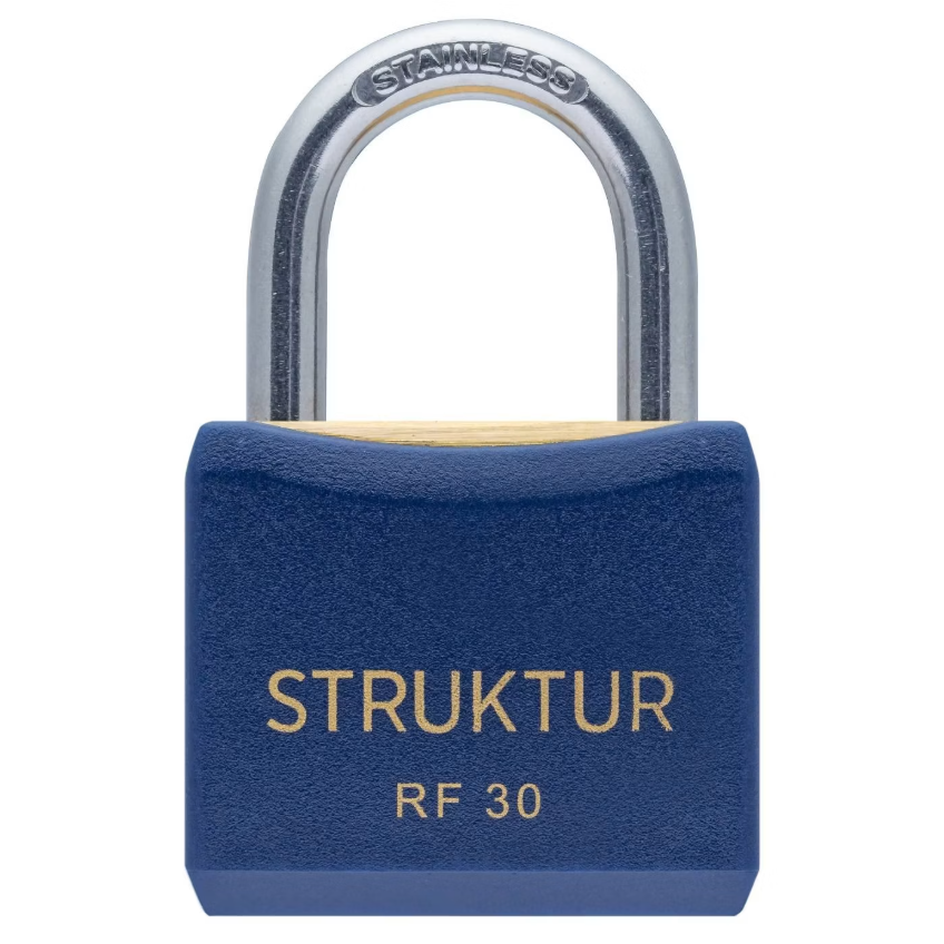 1561370-1 Padlock, 10 pcs - Millers, RF 30, stainless steel