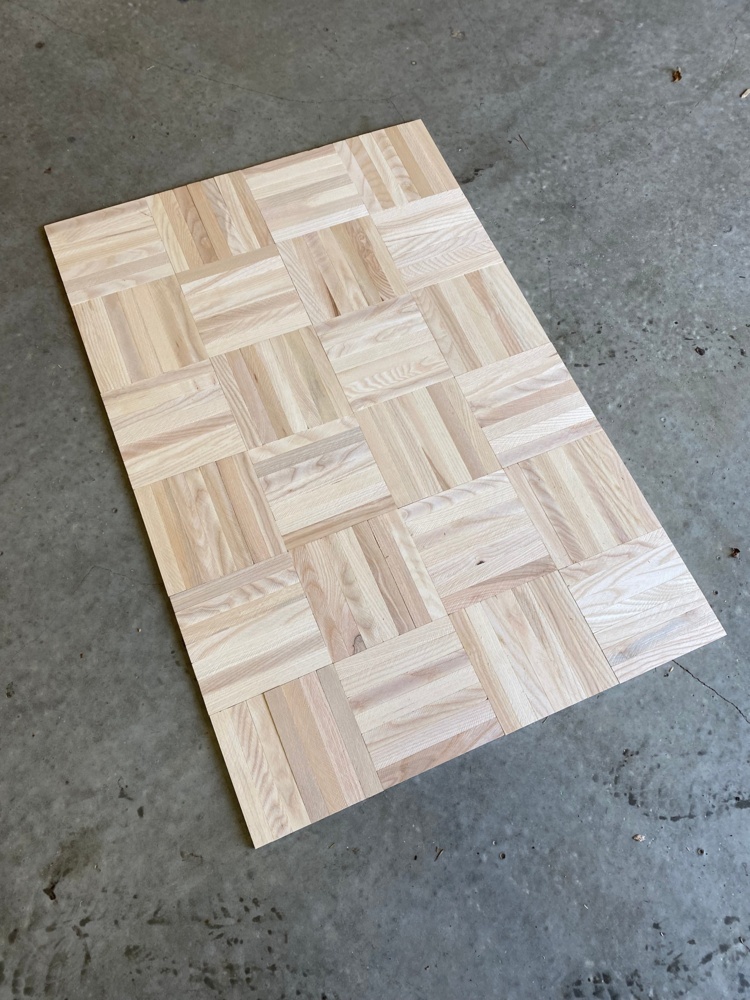 1561428-1 Solid Ash mosaic parquet Exportdrvo 640x320x8 mm (approx. 177.12 sq m)