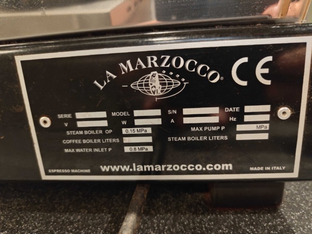 1485488-8 Espressomaskin med tillbehör - La Marzocco Linea 3AV